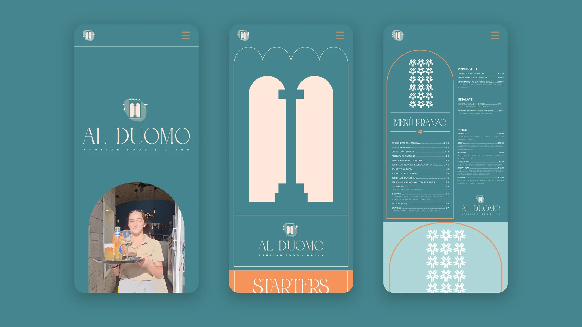 Pagine di Bar al Duomo su smartphone