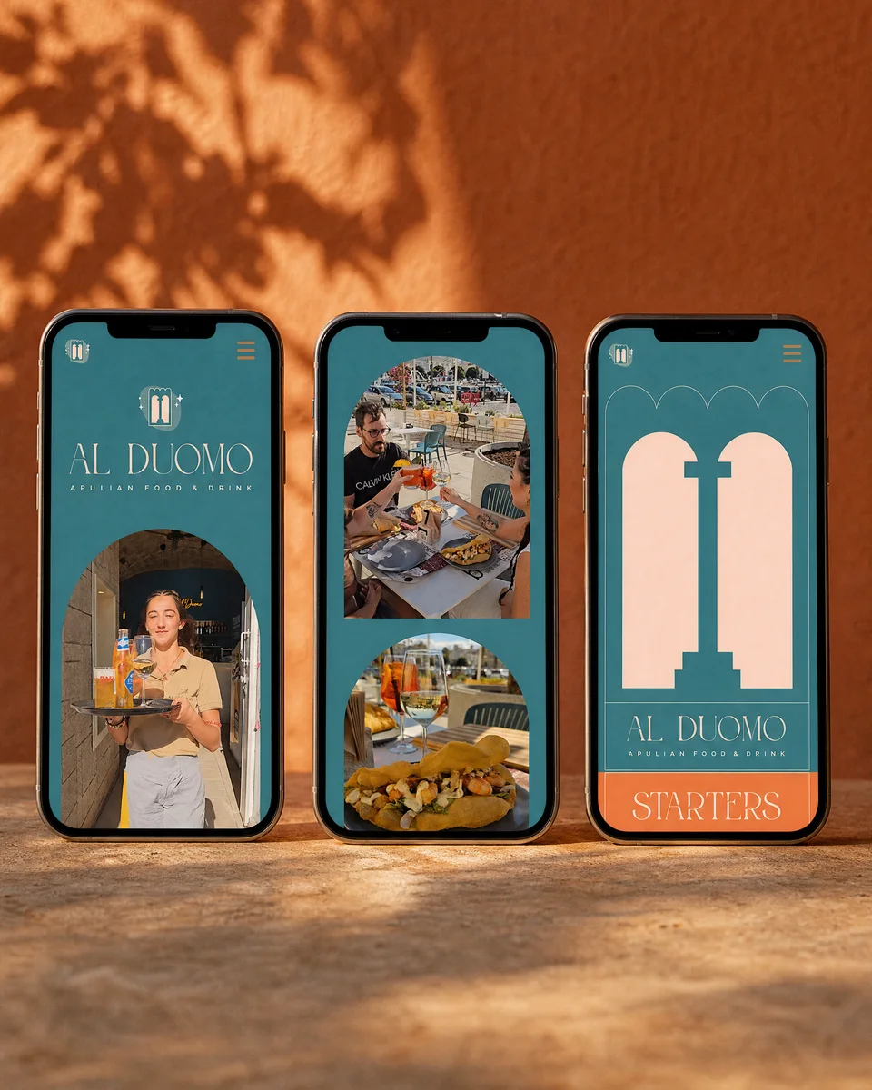 Bar al Duomo su tre smartphone